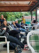 Auf der Terrasse